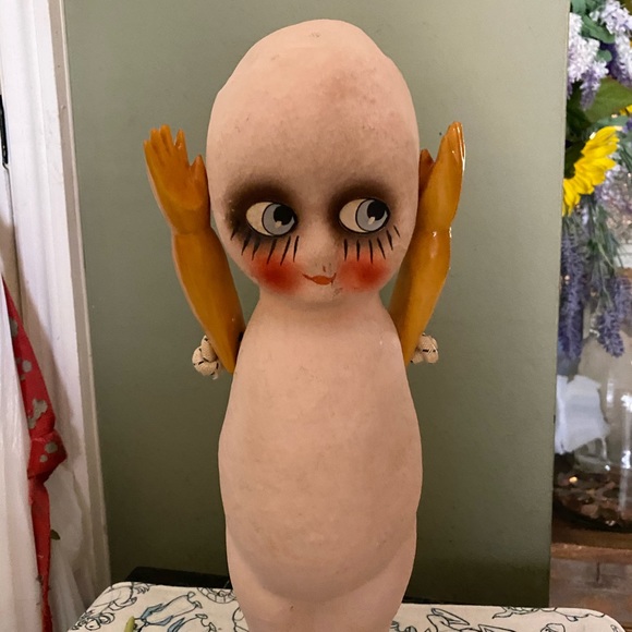 Rare vintage 1869 ungers Cell-u-pon doll creepy - Picture 7 of 9